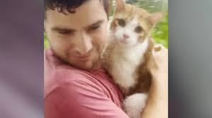 Florida Man Saves Stranded Cat From Floodwaters of Hurricane Ian