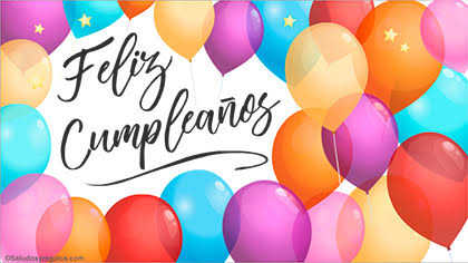 Resultado de imagen de feliz cumpleaños"