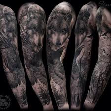 This is because the wolf as an animal is a very interesting animal. Full Arm Sleeve Wolf Tattoo Novocom Top