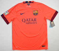 Football shirt maker is not a soccer jerseys store, for buy soccer jerseys we recommend official store of fc barcelona, nike, adidas, puma, under armour, reebok, kappa, umbro and new balance. 2014 15 Fc Barcelona Shirt L Football Soccer European Clubs Spanish Clubs Fc Barcelona Classic Shirts Com
