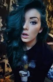 What Unnatural Hair Color Would Look Best On Me Unnatural Hair Color Dark Teal Hair Teal Hair