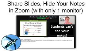 Review of best selling ppt presentation templates. Share Your Slides Hide Your Notes In Zoom With 1 Monitor Youtube