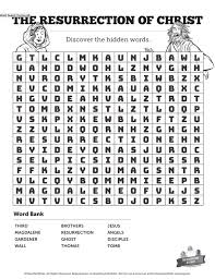 But it's perilous to make almost any. Jesus Resurrection Bible Word Search Puzzles Sharefaith Kids