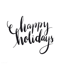 Happy Holidays Typography Style Vector Free Image By Rawpixel Com Happy Holidays Quotes Christmas Happy Holidays Quotes Holiday Calligraphy