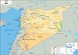 Последние твиты от syrian civil war map (@civilwarmap). Large Size Physical Map Of Syria Worldometer