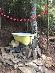 Camp Cast Iron Bathtub Propane Outdoor Bathtub Outdoor Baths Diy Hot Tub