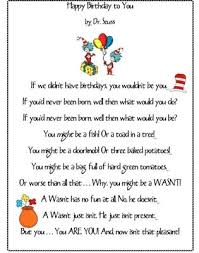 Dr Seuss Happy Birthday Kids Poems Birthday Wishes For Kids Birthday Wishes For Teacher