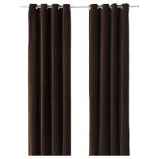 Check out our velvet drapes selection for the very best in unique or custom, handmade pieces from our curtains & window treatments shops. Ikea Sanela Dark Brown Curtains 2 Window Panels Blackout Cotton Velvet 118 Long Brown Curtains Curtains Velvet Curtains