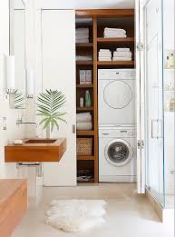 We have a front loading washer and dryer set. 7 Delightful Laundry Room Ideas One Kings Lane