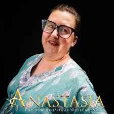 Cast Spotlight! Meet Marcia Bauer who plays a Black Market Seller, Smoker,  Drunk, is in the Ensemble and Understudies the Dowager Empress! Marcia is  thrilled to return to the Little Radical Theatrics