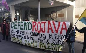 Non è possibile fare la richiesta del visto russia online inquanto la documentazione deve essere presentata presso uno dei consolati russi in italia: Defend Rojava Blitz Ai Consolati Di Usa E Russia Milanoinmovimento