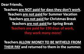 Stash summer expenses in a separate account. How Teachers Are Paid Teacher Jokes Teaching Humor Teaching Quotes