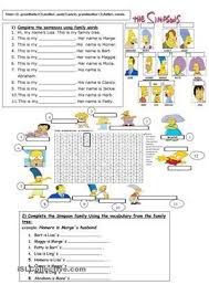 Vocabulary Family Esl Worksheets English Lessons For Kids Family Worksheet Worksheets