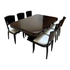 Antique waterfall art deco buffet dining room furniture. Art Deco Dining Room Sets 80 For Sale At 1stdibs