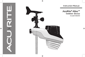 Uv index and light intensity measurement interval: Atlastx Weather Station User Manual Chaney Instrument