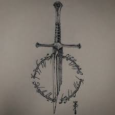 Pin De Mert Vursan Em Tattoos Tatuagem Tatuagem Tolkien Tatuagem De Espada