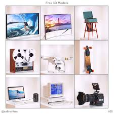 Free 3d Models 005 Gallery Wall 3d Model Model