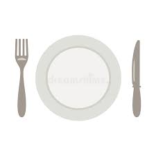 Set For Meal A Knife A Fork And A Plate Stock Illustration Illustration Of Cutlery Dining 85541939 All png images can be used for personal use unless stated otherwise.