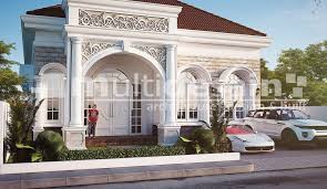 Mengadopsi gaya desain rumah klasik, rumah 2 lantai ini memiliki tampilan eksterior yang memikat dan elegan sebagaimana ciri khas dari. Rumah Klasik Mediteran 1 Lantai Di Nabire Multidesain Arsitek