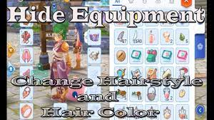 Ragnarok 2 0 Memory Of Faith Mobile Hiding Equipment Change Hairstyle And Color Youtube