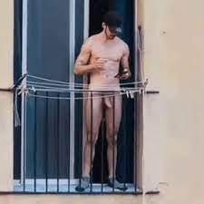 Spy Cam Dude: Neighbor shows outside! 🍆