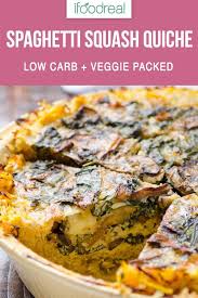 Kale And Mushroom Spaghetti Squash Quiche Recipe Is Healthy And Gluten Free Quiche With Spaghetti Squash Crust Spagetti Squash Recipes Quiche Recipes Recipes