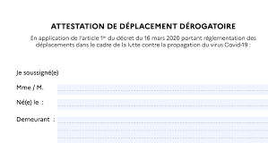 Attestation de déplacement dérogatoire ? Coronavirus Les Dix Choses A Savoir Sur L Attestation De Deplacement Derogatoire Ladepeche Fr