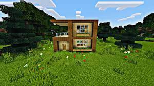 How to build a simple oak modern house in this minecraft video we build an easy oak wood modern house, using basic. Built A Small Modern Wooden House Any Thoughts Minecraft