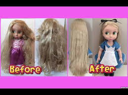 how to fix doll hair re tangled