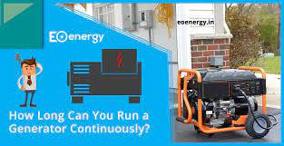 Apr 14, 2021 · the runtime will be affected by the wattage utilized, but a general estimate tells that a generator can run for one and half hours to three hours on a gallon of fuel. How Long Run A Generator Continuously Generator Using Guide