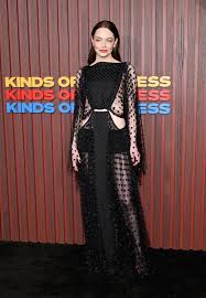 Emma Stone Delivers Drama in Sheer Sexy Gown at Kinds of Kindness Premiere