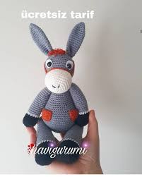 Amigurumi Donkey Esek Yapilisi Free Crochet Pattern Esek Amigurumi Crochet Disney
