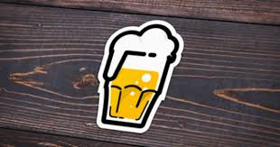 Sticker Mockup Freebie Beer Stickers Print Stickers Custom Car Decals