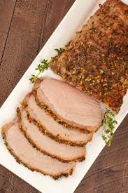 Garlic Herb Crusted Boneless Pork Sirloin Roast Recipe