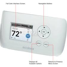 I replaced a fan that was dieing with an variable fan. Ecobee Thermostat Wi Fi Enabled Commercial Eb Emssi 01 B1338807 Globalindustrial Ca
