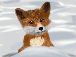 Maybe you would like to learn more about one of these? Baby Fox In The Snow Drawings Sketchport