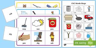 These activities can be used for all subject, even math and science because you provide the content and we provide the means for you to engage your students in fun, motivating. Cvc Word Bingo Game Teaching Resources