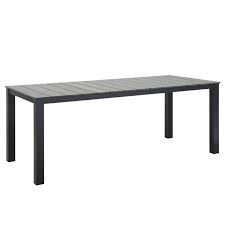 They demonstrate that your family is close because the contemporary dining table sets are made from strong materials that are highly durable to give you long lifespans. Modern Urban Contemporary Outdoor Patio Dining Table Brown Grey Steel Walmart Com Walmart Com