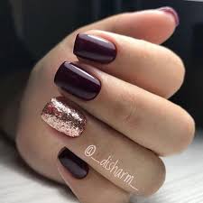 Wrap around each nail with tin foil leave for approx. Matte Burgundy Nails With Gold Glitter Matte