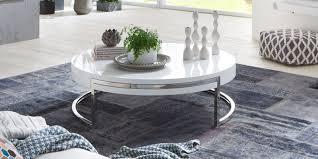 Homcom couchtisch rund in holzoptik kaffeetisch metallbeine spanplatte braun. Couchtisch Weiss Rund Zebra Wettbewerb Moment Youmaybegin Ch