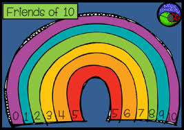 Friends Of Ten Rainbow Template Coloring And Poster Set In 2020 Learning Math Classroom Fun Kinder Math