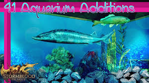Ffxiv 4 1 Aquarium Additions Youtube