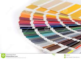 Open Ral Pantone Color Card Stock Image Image Of Colors