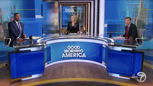 Stephanopoulos currently is a coanchor with robin roberts and michael strahan on good morning america, and host of this week, abc's sunday morning current events news program. Good Morning America Switches Anchor Desks Newscaststudio