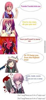 Yandere Song I Love Yandere Girls But I Wish They Were Yandere Guys As Well That Would Be Interesting Yandere Anime Yandere Yandere Girl