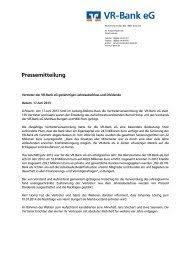 Die zugangsdaten zum online banking erhalten sie von ihrer volksbank allgäu oberschwaben eg über den sicheren postweg. Pressemitteilung Leutkircher Bank Eg Und Bad Waldseer