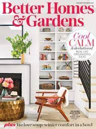 The other magazine advertising options for the home service industry have to expensive. Better Homes Gardens January 2019 Magazine