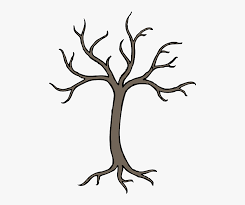 This is a cool drawing subject for younger children to draw and explore helping them strengthen their creativity and drawing skills. Dead Black Simple Apple Fall Fruit Outline Tree With No Leaves Drawing Hd Png Download Transparent Png Image Pngitem