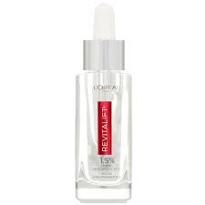 Rub the serum between your palms and then run through your damp or dry hair. L Oreal Revitalift Derm Intensives 1 5 Pure Hyaluronic Acid Serum 1 Fl Oz 30 Ml Iherb