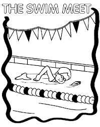 Free printable swimming pool coloring pages for kids. The Swim Meet Coloring Page Crayola Com